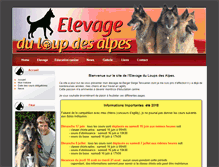 Tablet Screenshot of elevageduloupdesalpes.ch